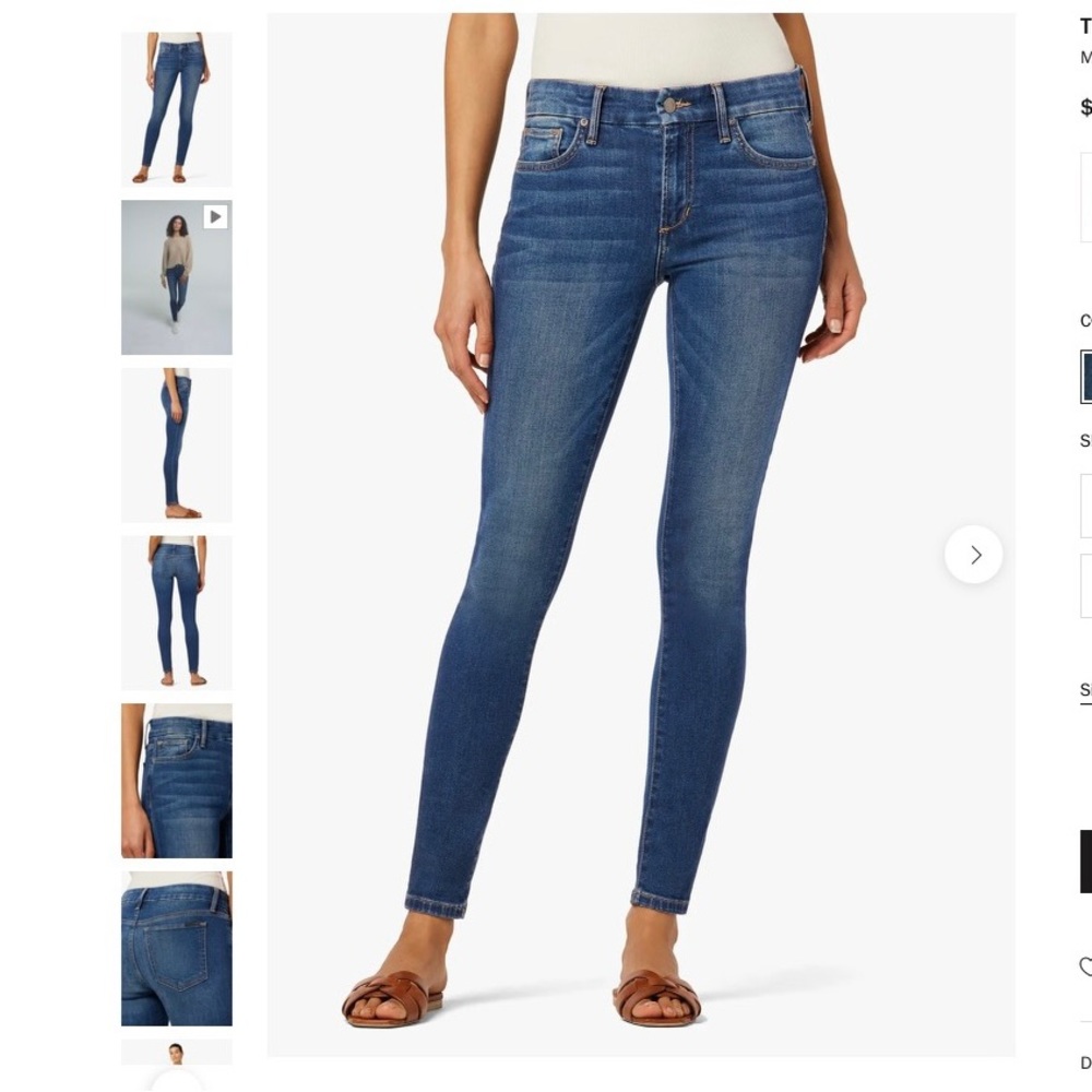Joe’s The Icon Ankle in Stephaney mid-rise skinny Jean